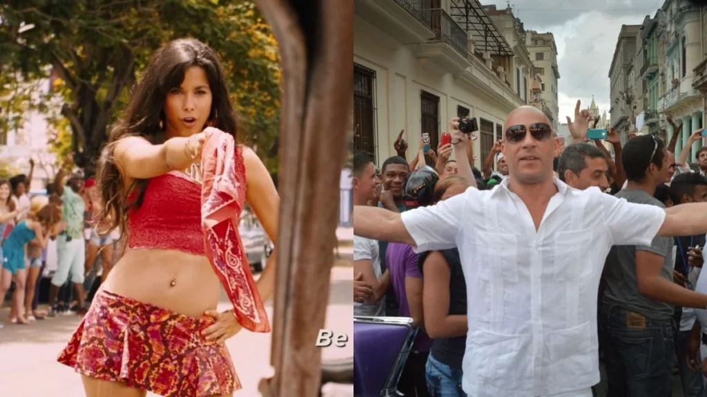 Modelo cubana Lisandra Delgado se fue de fiesta con Vin Diesel durante grabación de Rápido y Furioso en Cuba (+VIDEO)