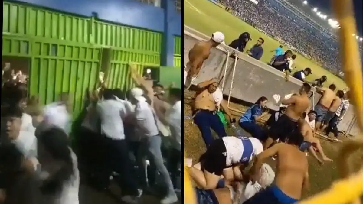 Al menos 12 fallecidos en trágica estampida en un estadio de fútbol en El Salvador (+VIDEO)