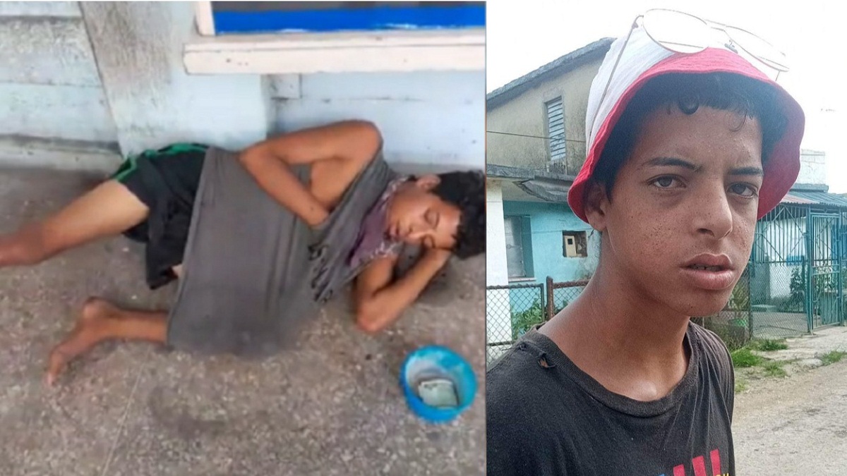 Niño cubano deambula pidiendo dinero y duerme en las calles de La Habana (+VIDEO)