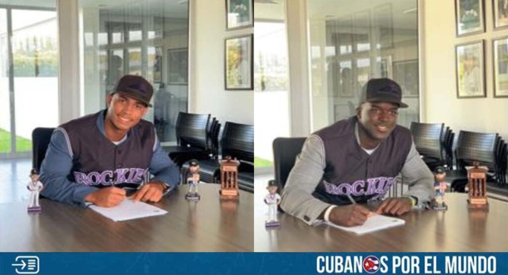 Dos prospectos cubanos firmaron con los Rockies de Colorado