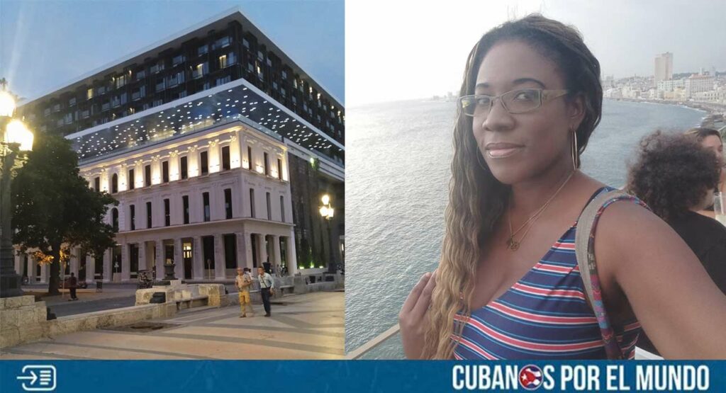 La cubana Yordanka Battle desmintió el discurso de la dictadura comunista que se jacta de decir que los hoteles de la isla son del pueblo.