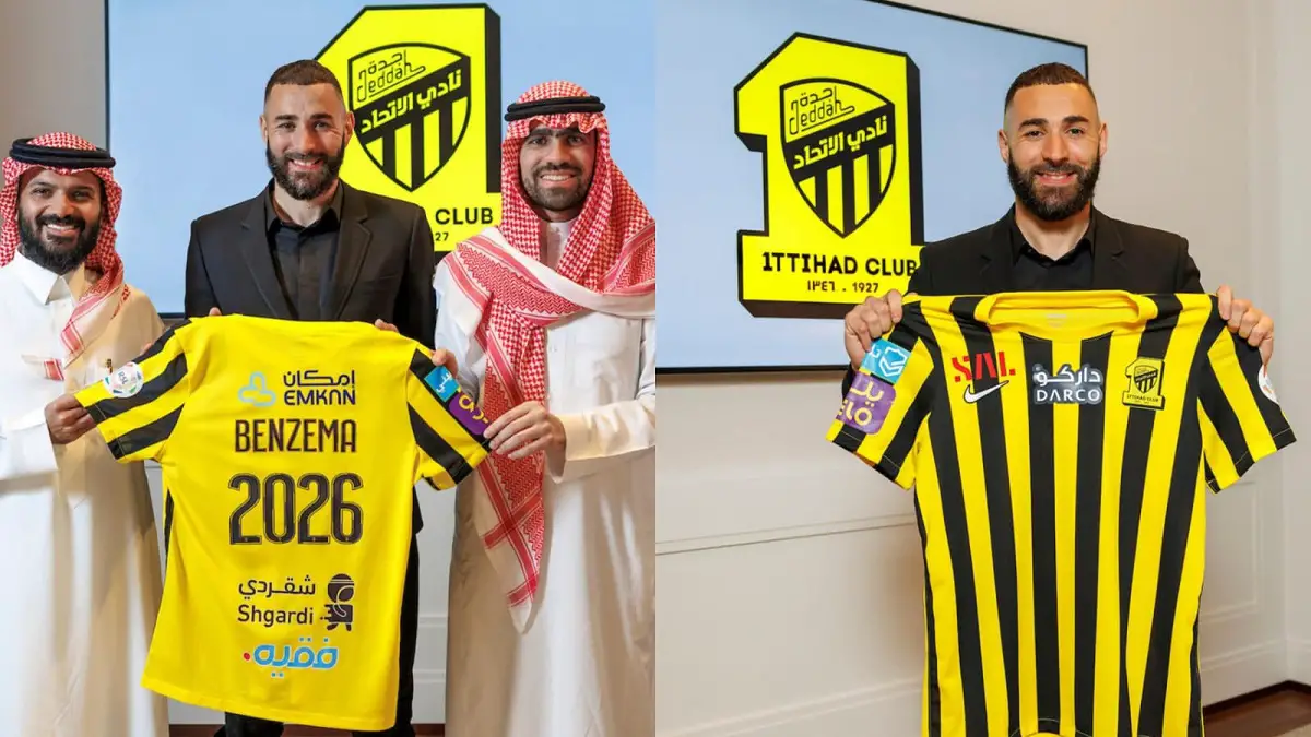 Benzema es fichado por el Al Ittihad de Arabia Saudí
