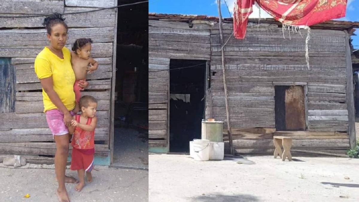 Madre cubana con seis hijos sin vivienda denuncia que el régimen ignora su caso