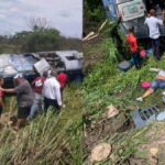 Ómnibus que cubría la ruta Batabanó-La Habana sufre terrible accidente de tránsito (+VIDEO)