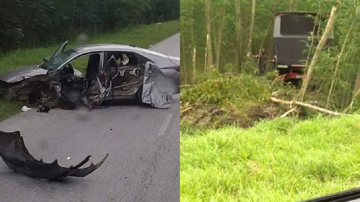 Tur con exceso de velocidad choca contra un camión en la carretera de Bayamo-Las Tunas