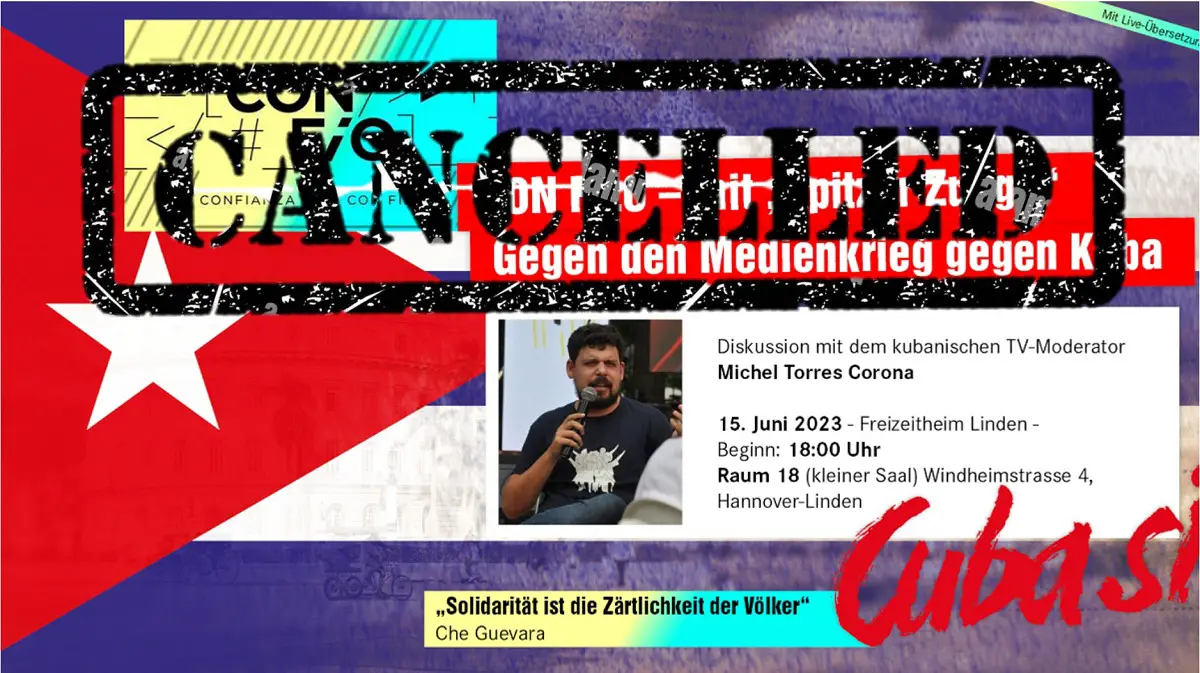 Cancelan conferencia de presentador de "Con Filo" en Alemania
