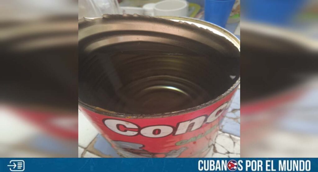 Cubana compra lata de puré de tomate, la abre y descubre que el contenido era…