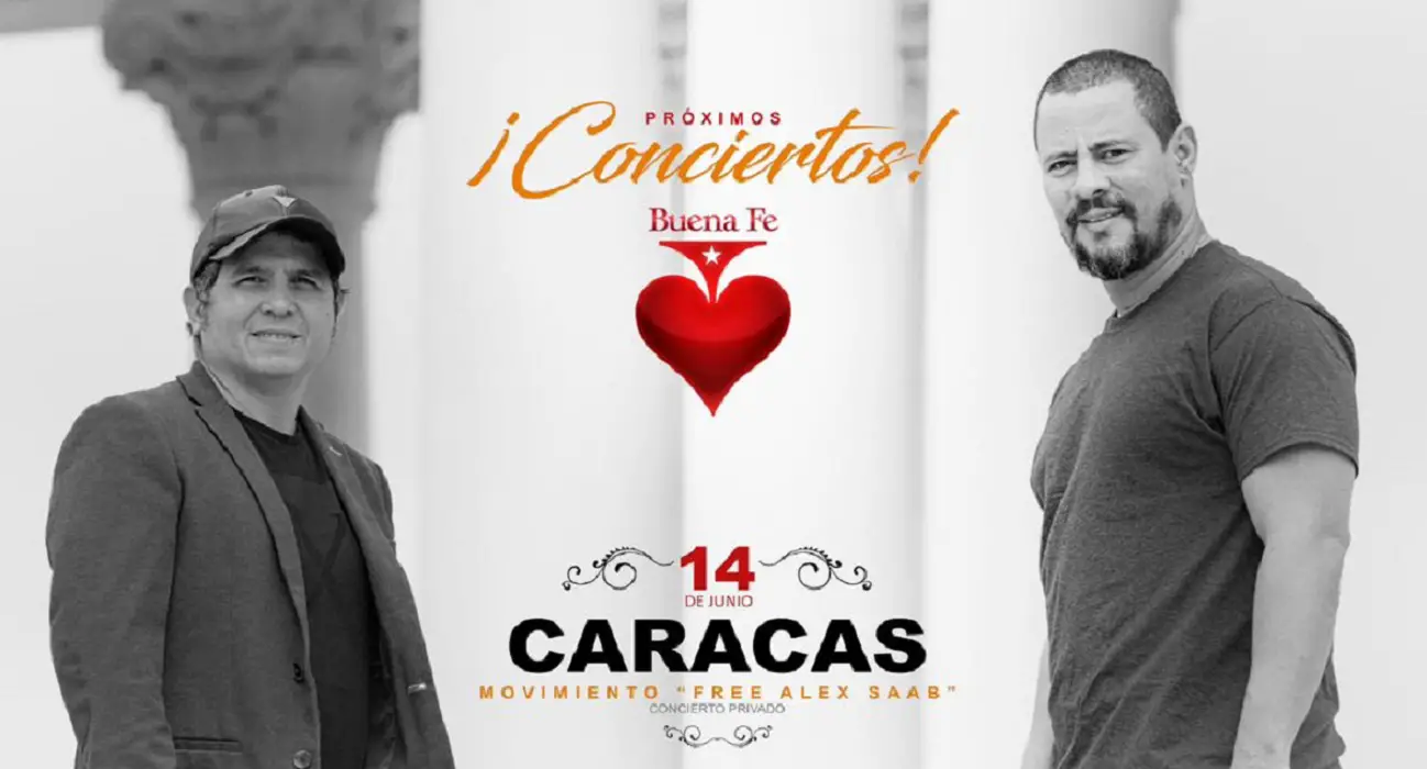 Tras una fracasada gira por España, el dúo castrista Mala Fe aterrizará en Venezuela para buscar dinero del régimen chavista al participar en un acto político e inmoral en favor de Alex Saab, quien es señalado de ser el testaferro de Maduro y se encuentra encarcelado en Estados Unidos.