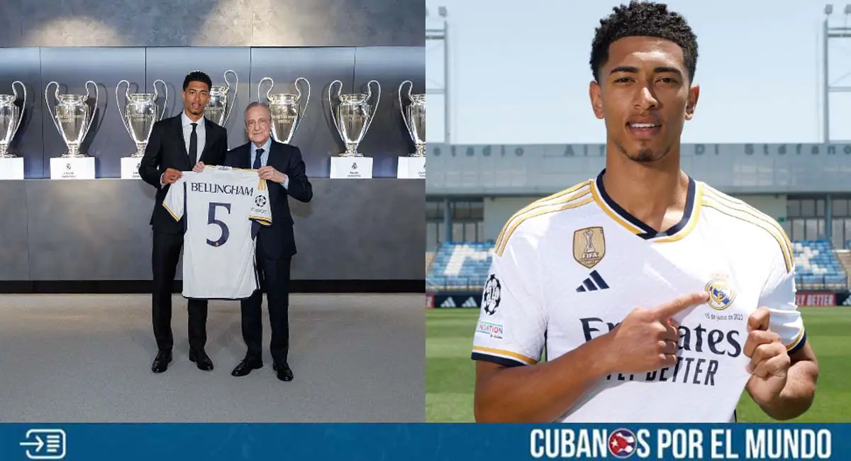 Real Madrid presentó a su nueva estrella, el inglés Jude Bellingham