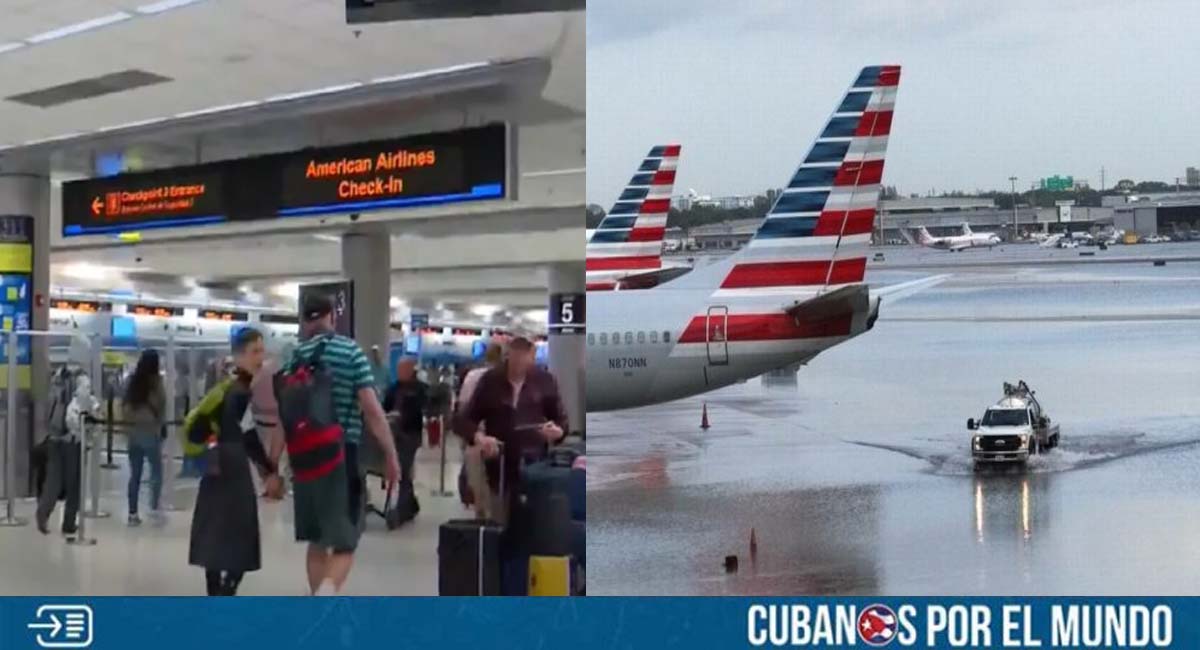 Tormentas severas provocan cancelación de vuelos en Miami y Fort Lauderdale