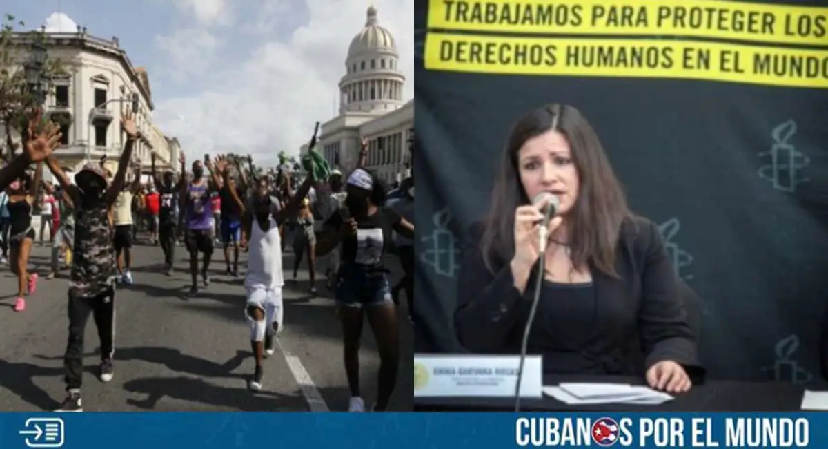 Amnistía Internacional recuerda la “valentía de miles de personas” de aquel 11J de 2021