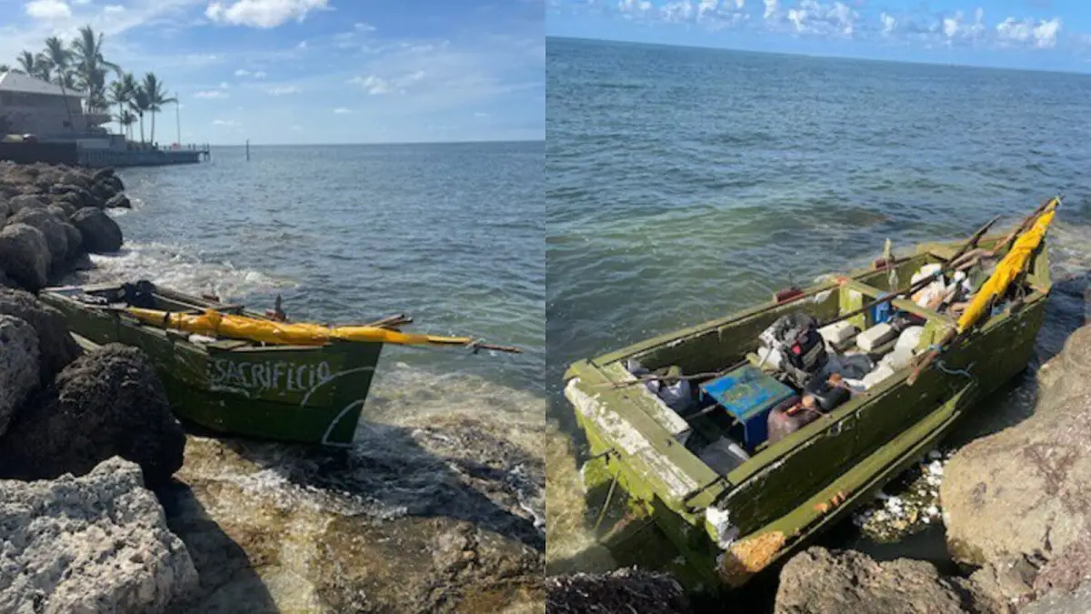 Detienen a tres balseros cubanos en Cayo Hueso