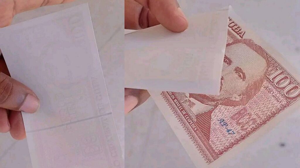 Cajeros de Cuba dispensan billetes impresos con una sola cara
