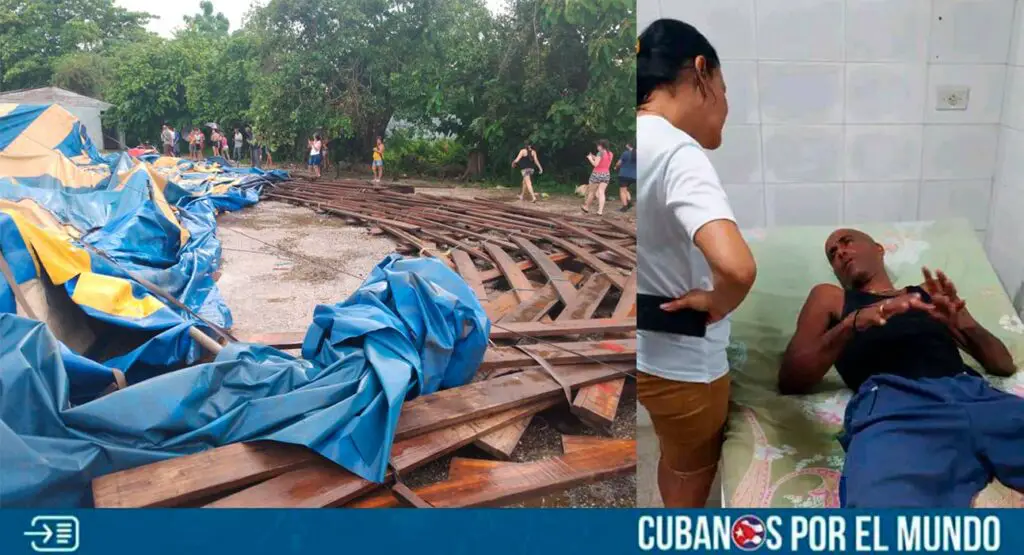 Al menos siete personas resultaron lesionadas después de que se reportara el derrumbe de la carpa del Circo Nacional de Cuba en el municipio de Quemado de Güines, en la provincia de Villa Clara. 