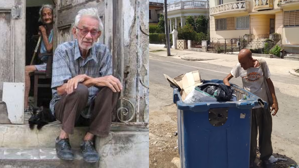 Ancianos cubanos pasan hambre ante la crisis en la isla