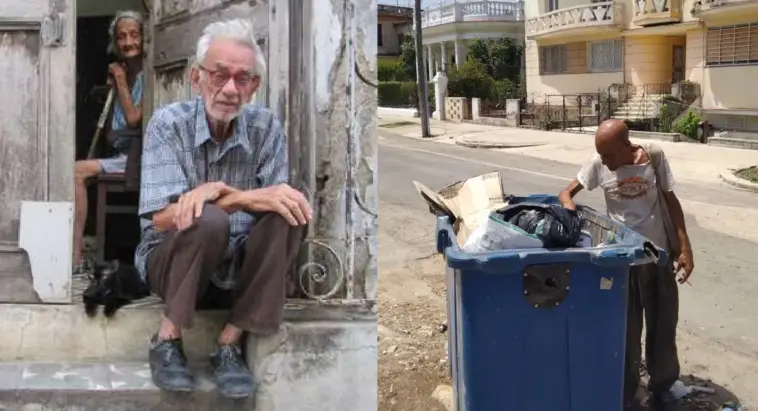 Ancianos cubanos pasan hambre ante la crisis en la isla