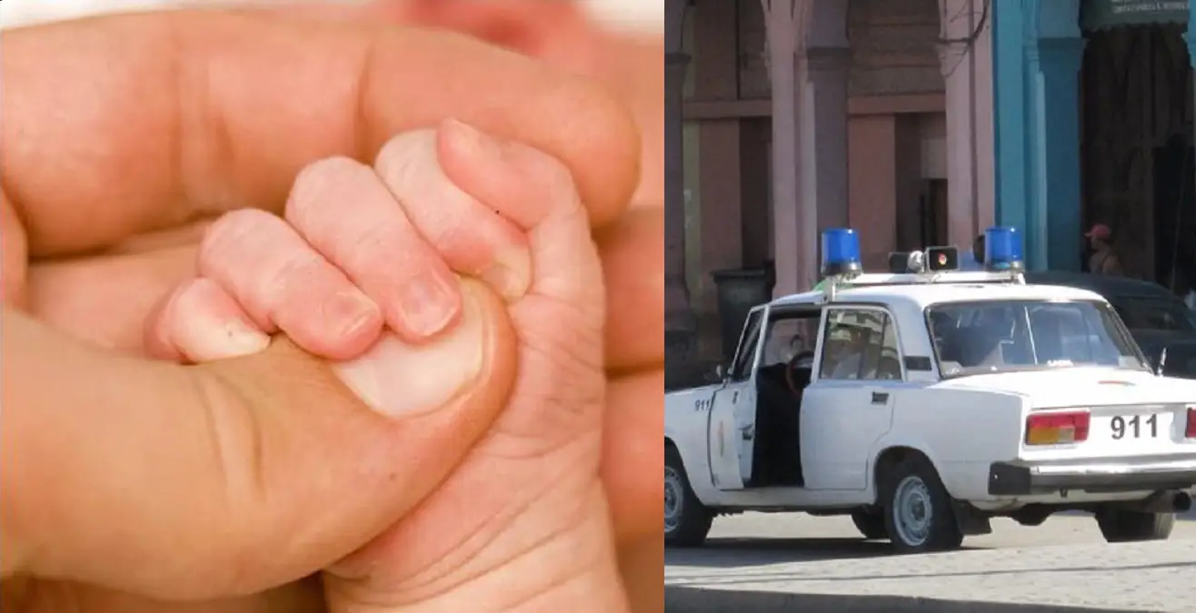 ¿Bebe policía? Nace un niño dentro de un auto policial en Holguín