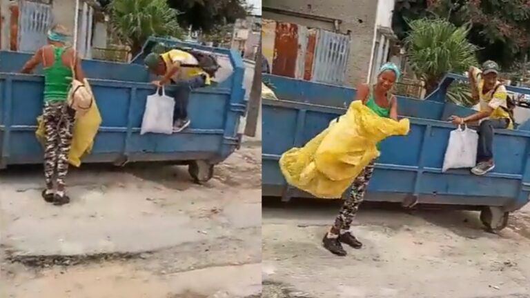 cubanos buscan alimentos en la basura
