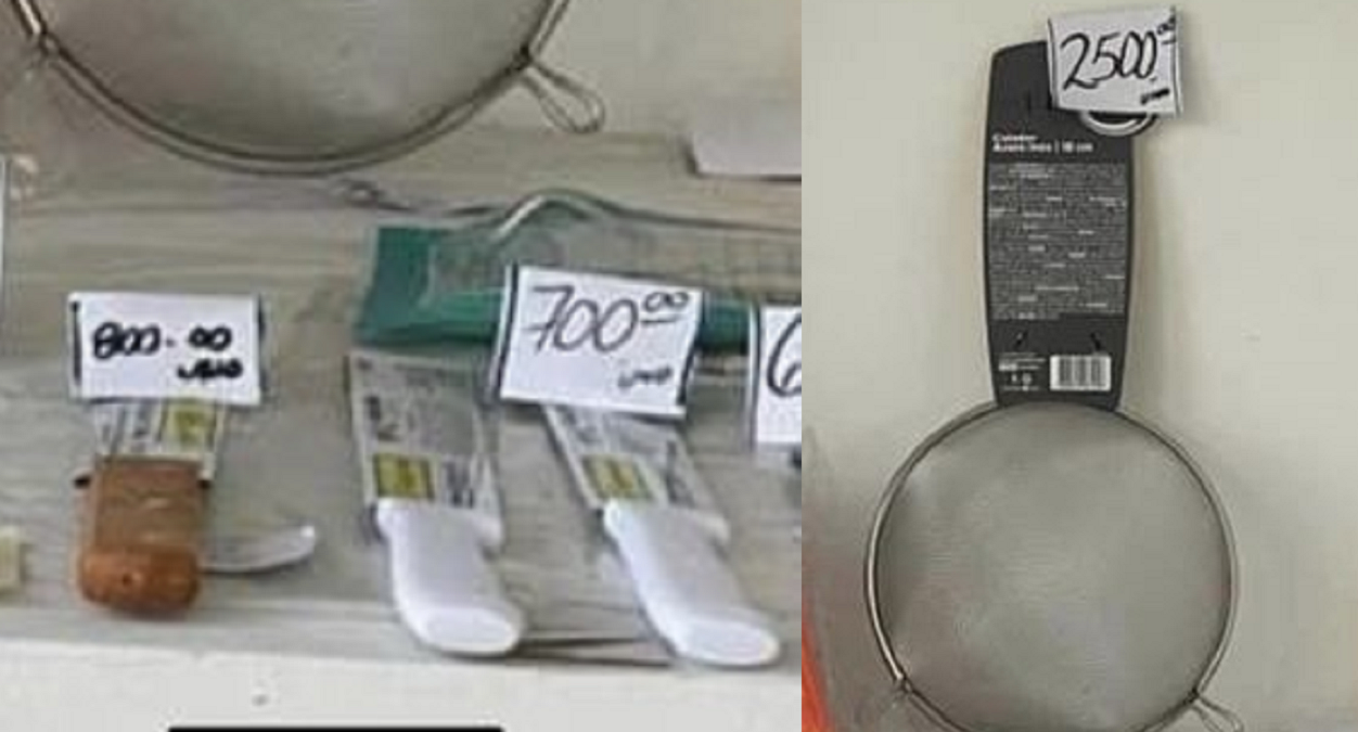 No es de oro, pero este colador que se vende en Cuba, cuesta lo mismo que un salario promedio en la isla