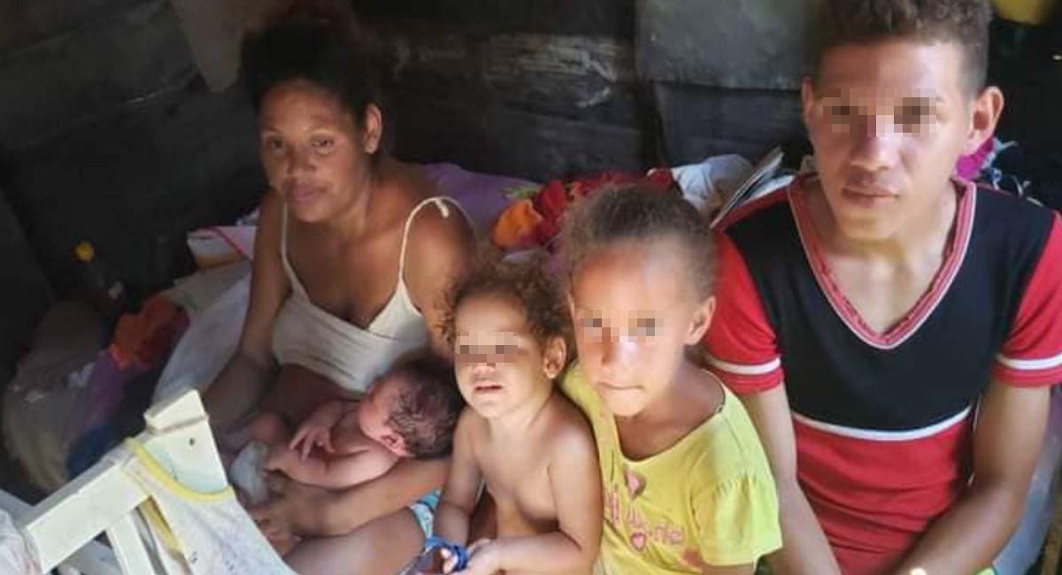 Madre cubana vive en malas condiciones junto a sus seis hijos en Granma