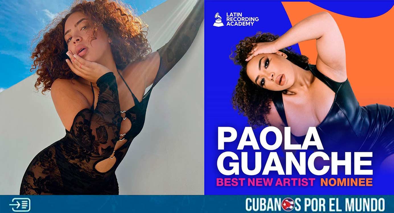 La cantante de origen cubano, Paola Guanche, fue nominada a los Grammy Latino en la categoría Mejor Nuevo Artista.
