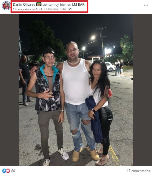 El Taiger consume casi 19.000 pesos en un bar de Cuba y no paga