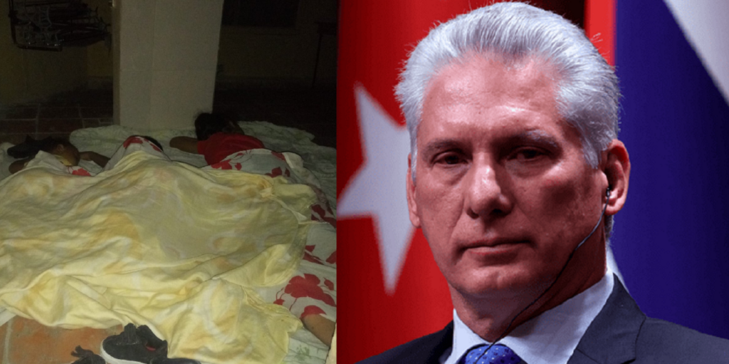 Díaz-Canel prometió “ayuda” tras el derrumbe, pero cubana dice que la tienen tirada en el suelo