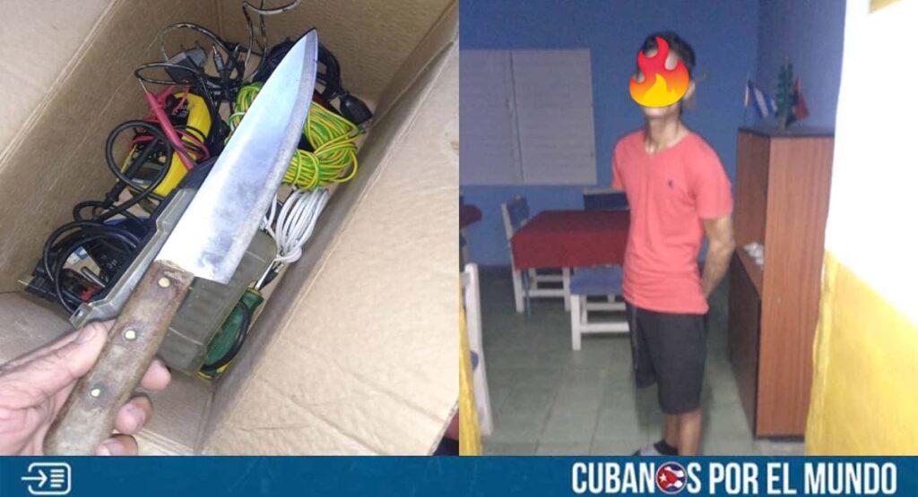 Detienen a presunto delincuente en La Habana tras robar en una casa