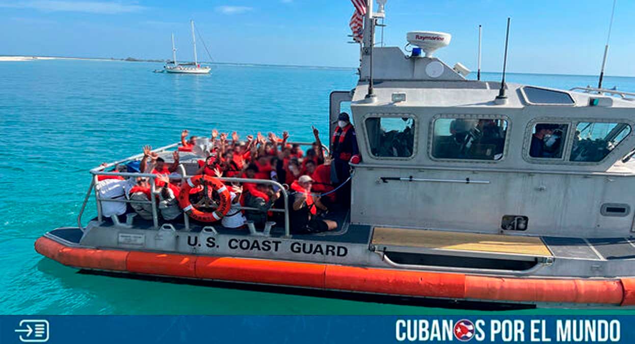 La Guardia Costera de Estados Unidos repatrió a menos cuatro balseros cubanos en las últimas horas. Así lo dieron a conocer las autoridades estadounidenses, a través de la red social X.