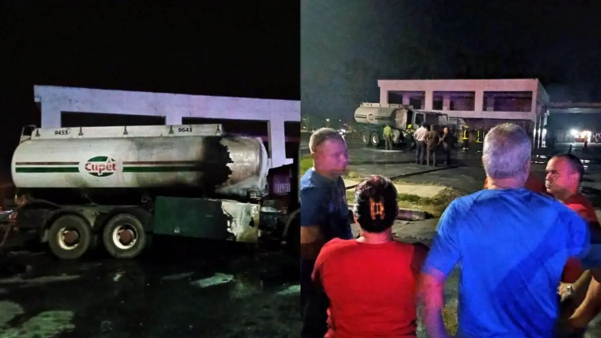 CUPET dice y se desdice, con relación a incendio de pipa de combustible en Pinar del Río