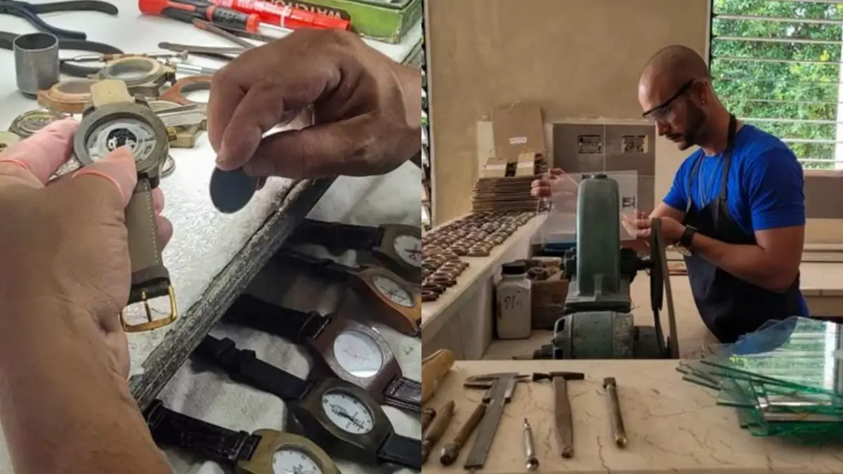 Relojero cubano esquiva las dificultades económicas con creatividad e innovación