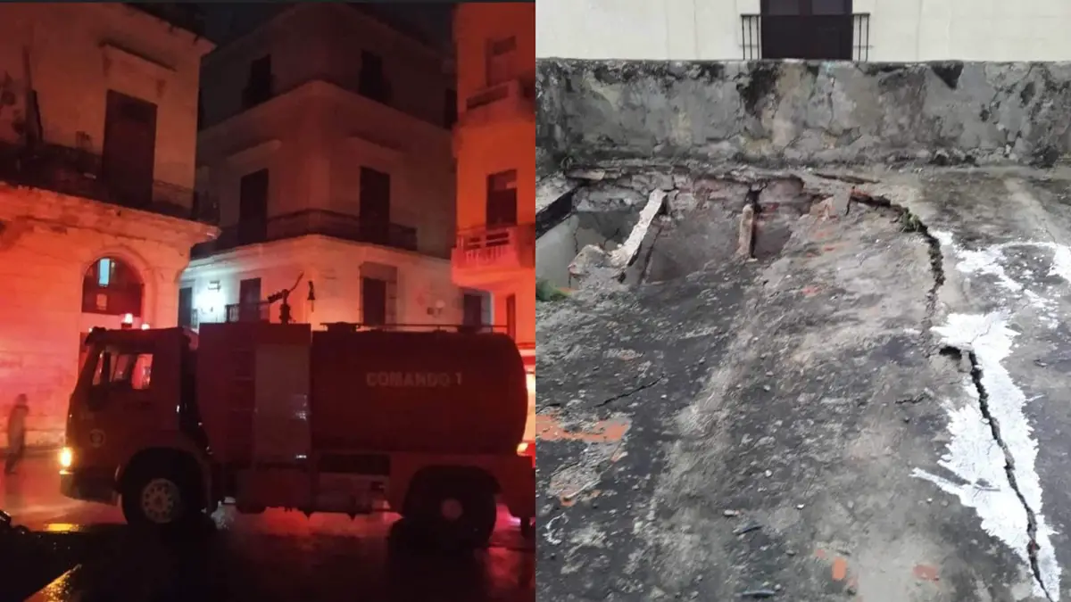 Se derrumba edificio en La Habana Vieja, hogar de más de 60 familias