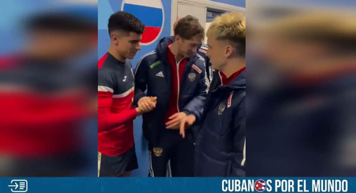 Futbolista ruso se queda atónito cuando jugador de Cuba le dijo no podía intercambiar su camiseta