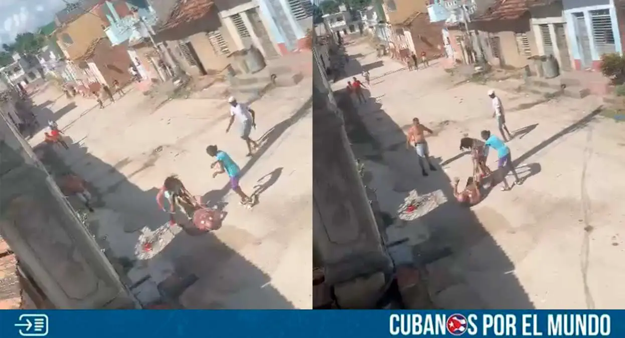 La violencia sigue desatada en Cuba, y en esta ocasión queda en evidencia después de conocerse un altercado impactante que tuvo lugar en las calles de Trinidad, en la provincia de Sancti Spíritus, cuando una mujer apuñaló en varios ocasiones a un hombre en medio de una calle de la mencionada localidad.