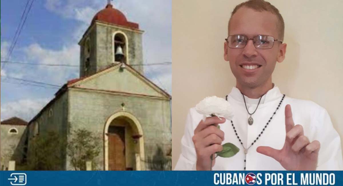Sacerdote cubano, Kenny Fernández, denuncia falta de respuesta de la “policía” ante robos en iglesias