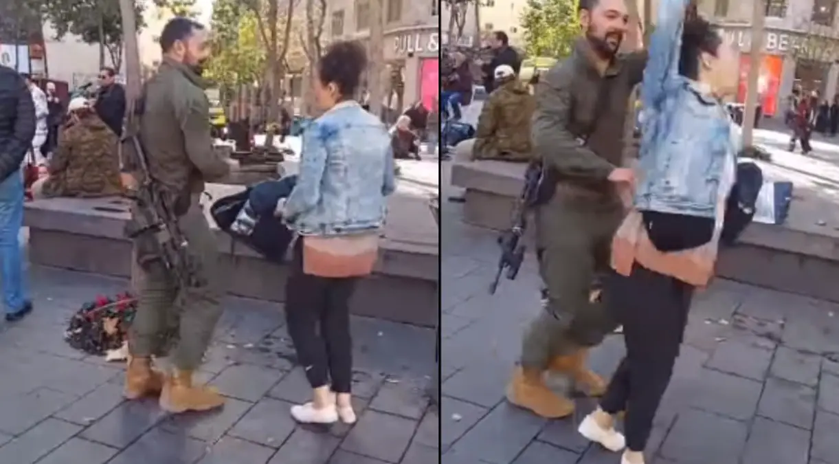 Militar israelí sorprende bailando música cubana en Jerusalén