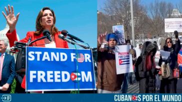 La congresista de origen cubano María Elvira Salazar y sus compañeros Morgan McGarvey y Debbie Wasserman Schultz enviaron una carta formal al secretario del Departamento de Seguridad Nacional de Estados Unidos, Alejandro Mayorkas, en la que le piden que conceda un “parole in place” (PIP) a todos los cubanos que llegaron a Estados Unidos con un formulario I-220A.