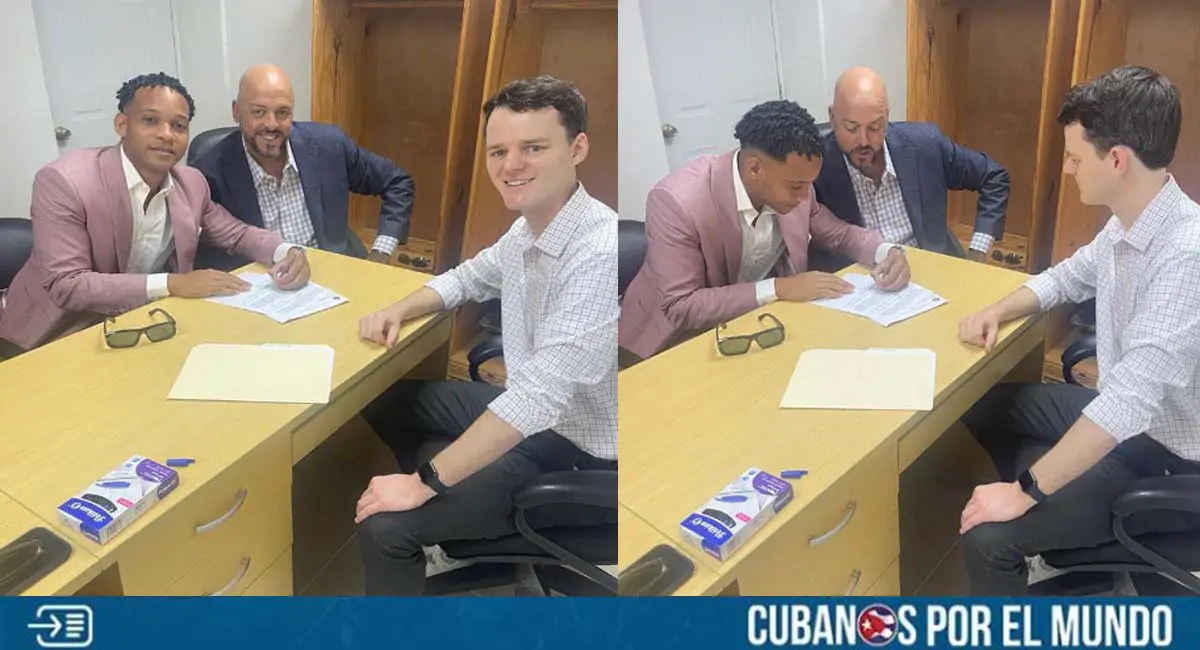 Pelotero cubano, César Yanquiel Hernández, firmó con los Astros de Houston