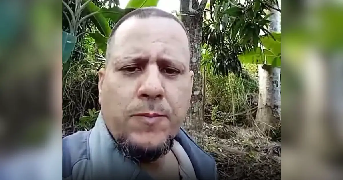 Omar Pérez, ex policía en Cuba