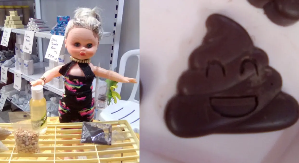 Alarma por confituras de chocolate en forma de caca y pene, vendidas en Feria del MINCIN en Cuba