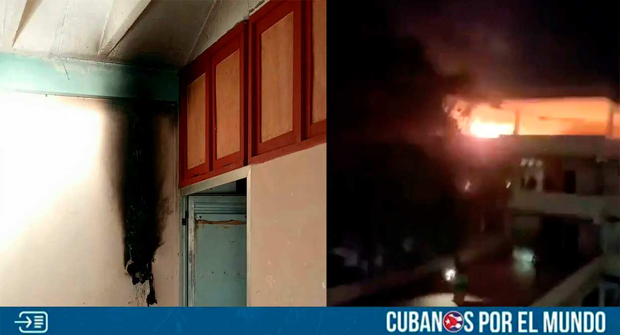La noche del martes se registró un incendio en la Facultad de Medicina de Santiago de Cuba, según informes del periodista independiente cubano Yosmany Mayeta Labrada.