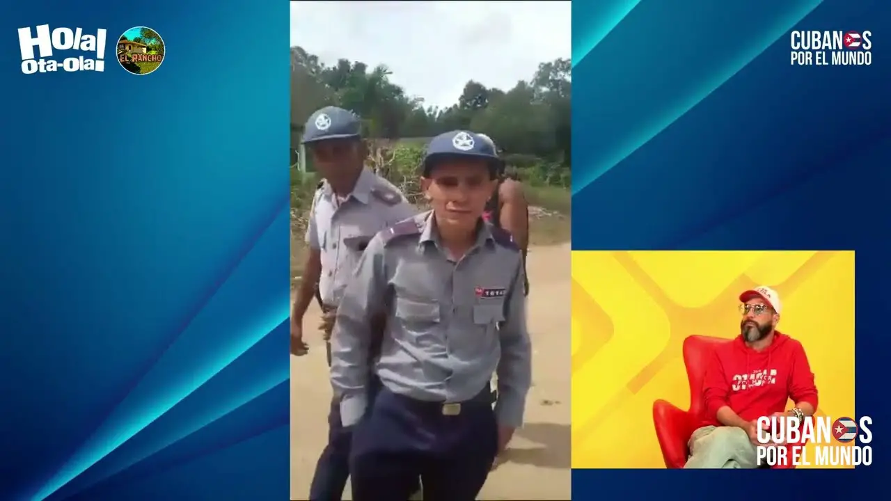 Un grupo de cubanos indignados enfrentaron sin miedo a miembros de la Policía Nacional "Revolucionaria" de la dictadura castrista.