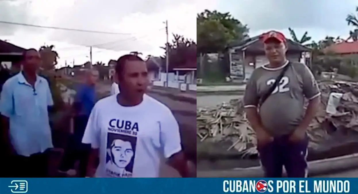 Un grupo de cubanos confrontó a un chivatón de la dictadura que los estaba provocando en la isla comunista.