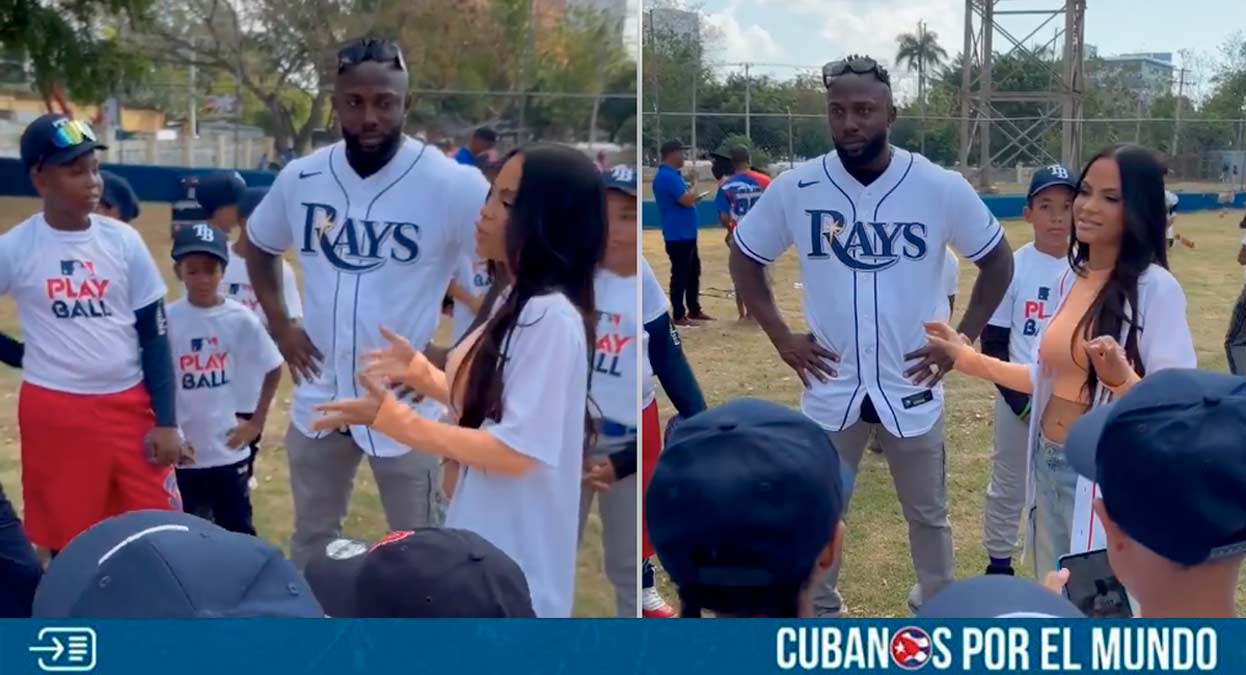 Un ameno encuentro sostuvieron la cantante Natti Natasha y el pelotero cubano, Randy Arozarena en República Dominicana, según se conoció en las últimas horas en las redes sociales.