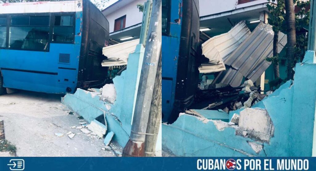 Accidente en La Habana: Autobús se estrelló contra una casa