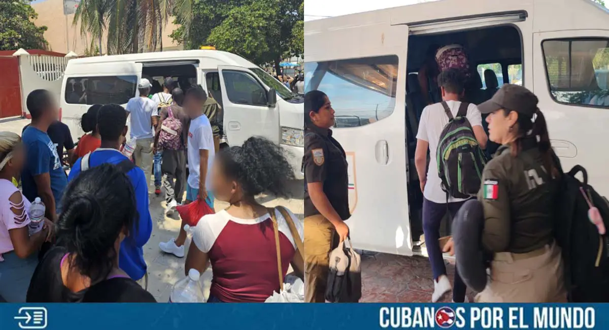 Balseros cubanos rescatados por un crucero quedaron bajo custodia en México
