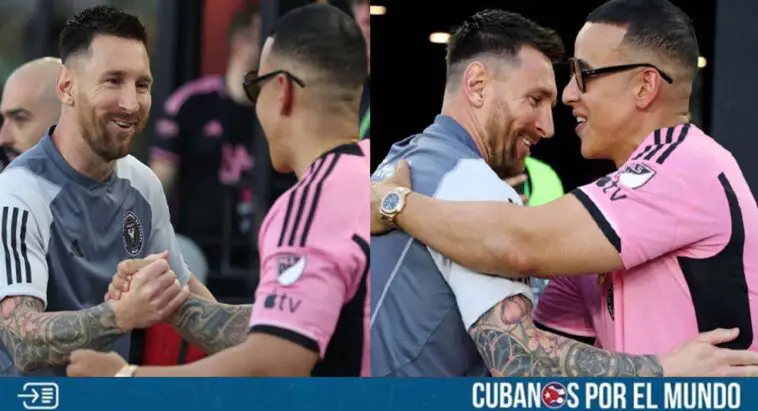 Messi y Daddy Yankee se encontraron en Miami