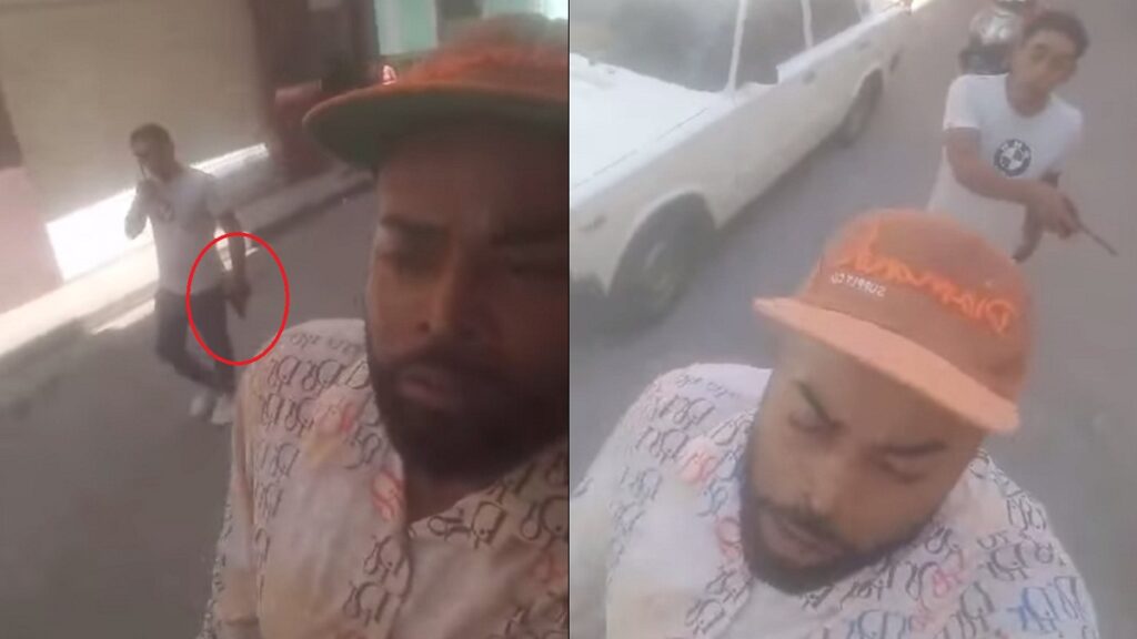 Represor castrista amenaza con un arma a expreso político VÍDEO