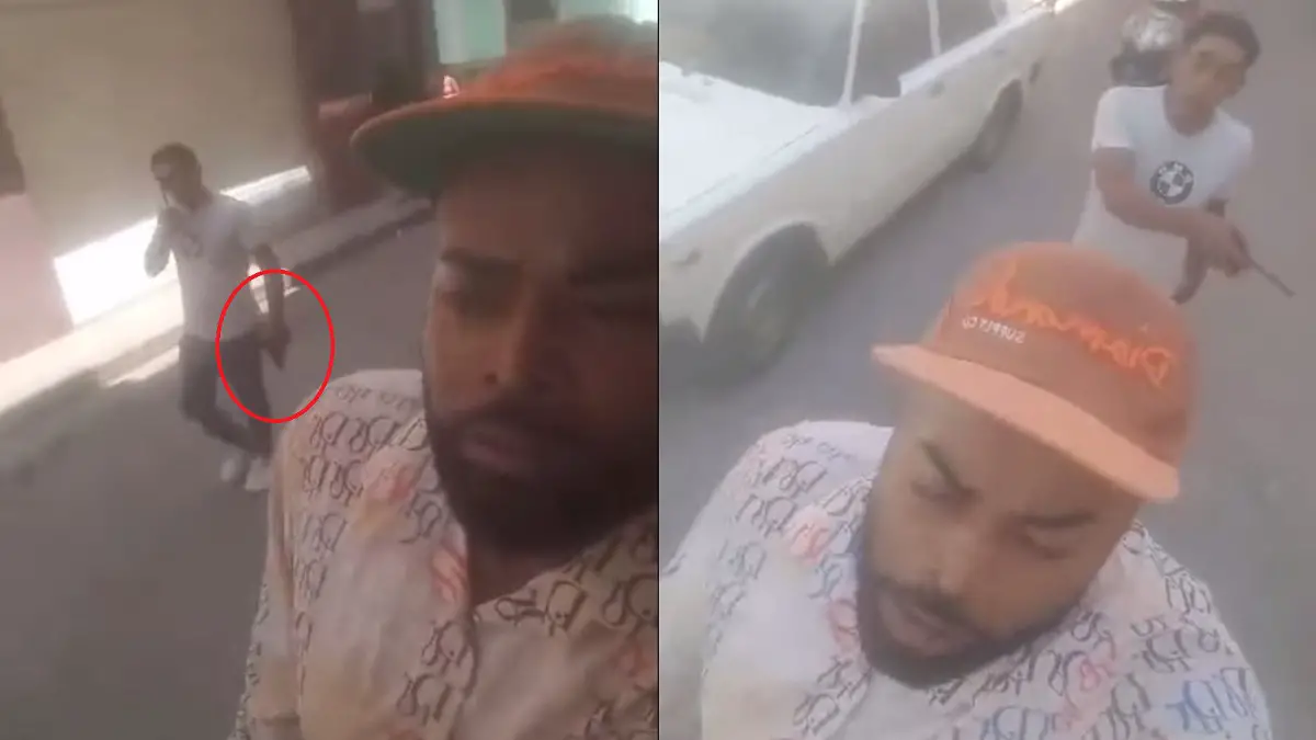 Represor castrista amenaza con un arma a expreso político VÍDEO