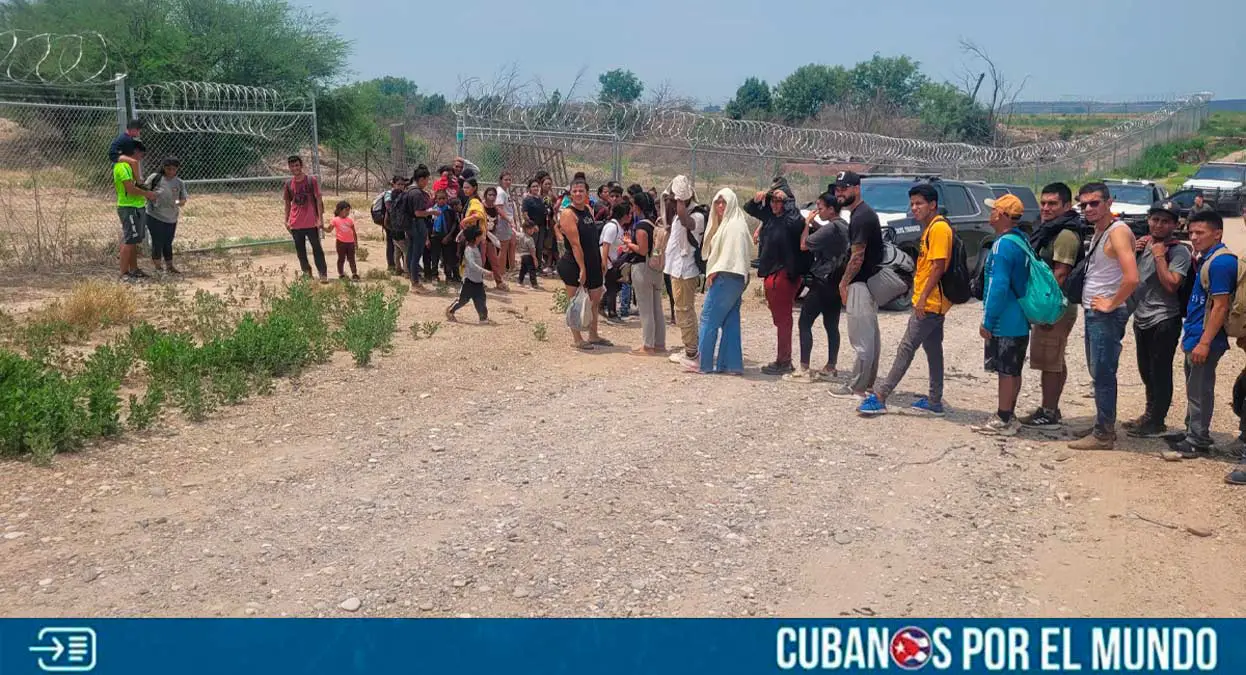 El Departamento de Seguridad Pública de Texas detuvo a un total de 57 migrantes de distintas nacionalidades, entre ellos cubanos, en una zona fronteriza de ese estado.